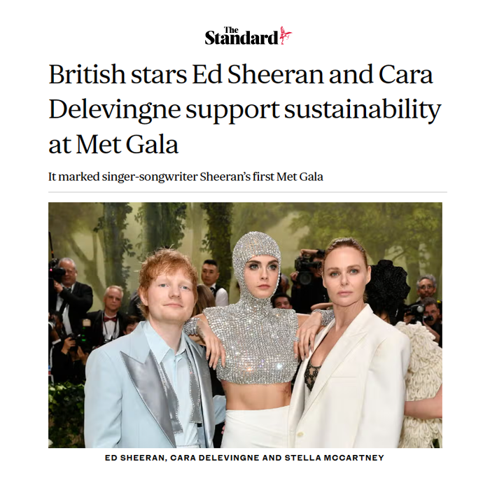 Shane Cooper Featured In The Standard's Met Gala 2024 Article